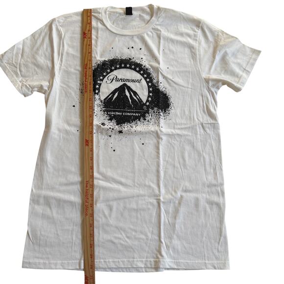Paramount Studios T Shirt NWOT White Large Logo LA Movie Memorabilia Premier - Picture 7 of 8